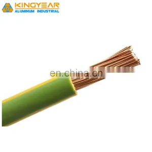 Hot Sale 1.5mm 2.5mm 4mm 6mm 10mm Single Core Solid or Stranded Copper Pvc House Wiring Cable and Building Wire thumbnail-1