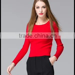 Fashion Design 100% Wool Sweaters Big Collar Sweater for Girls thumbnail-5