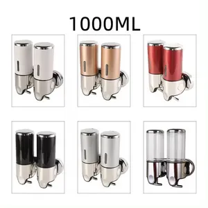 Wall Mounted Hotel Shampoo Dispenser Bathroom Accessories Stainless Steel Liquid Soap Dispenser thumbnail-5
