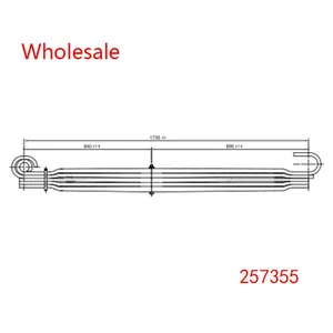 257355 Rear Axle Wheel Parabolic Spring Arm of Heavy Duty Vehicle Wholesale For Volvo thumbnail-1