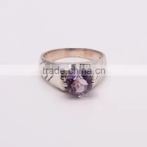 AMETHYST Ring,925 Sterling Silver Jewelry Wholesale,WHOLESALE SILVER JEWELRY,SILVER EXORTER,SILVER JEWELRY FROM INDIA thumbnail-1