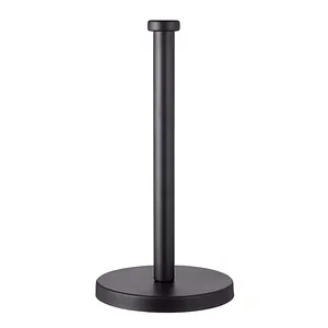 Hotel Stainless Steel Black Toilet Paper Holder thumbnail-4