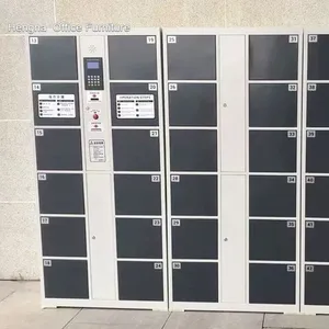 Industrial Electronic Locker System - Heavy-Duty Smart Storage for Factory Workers & Tools thumbnail-1