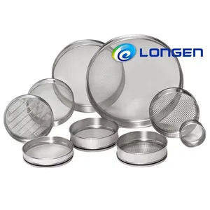 China Perforated Plate Wire Mesh Sieves 6 8 10 12 24 Inches Analysis Stainless Steel Screen for Laboratory thumbnail-5