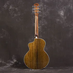 Reliable Folk Guitar Manufacturer Spot Stock Guitar Wholesale Otis Solid Top Glossy 362L thumbnail-3