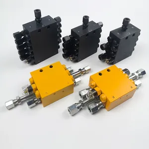 Genuine SANY Automatic Lubrication Distributor - Hydraulic Oil Block Dispenser for CNC Machines & Paving Equipment thumbnail-4