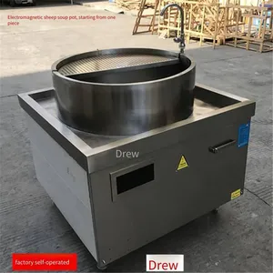 304 Chinese Character-shaped Stove for Cooking Beef Noodle in Beef Noodle Restaurant, Large Pot Stove for Mutton Powder, Energy-saving and Power-saving Large Bone Soup Pot thumbnail-2