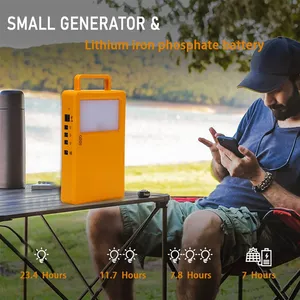 Energy Led Light With Solar Panel Solar Lamparas Solares Para Exterior Portable Solar Power System for Home Led Light With Solar Panel thumbnail-4