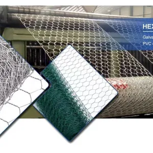 Hexagonal Wire Netting Roll Compliant With Standard Sizes 0.5m-2m Width thumbnail-2