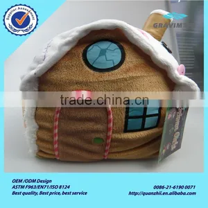 Custom Stuffed Plush House With Chimney for Promotion thumbnail-1