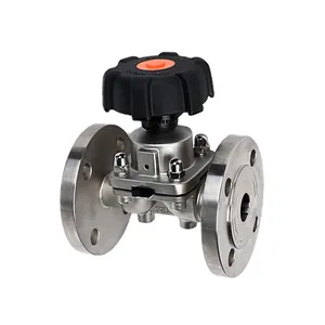 Manufacturer Direct Sales of High-quality Stainless Steel Manual Flange Diaphragm Valve thumbnail-4