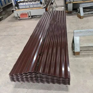 PPGI Color Coated Corrugated Steel Roofing Sheet for Building Roof Wall Cladding thumbnail-1