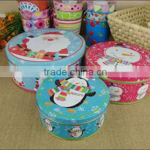 Round Metal Gift Tin Box thumbnail-5