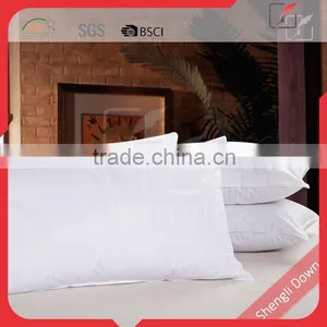 China White Duck Feather Down Pillow thumbnail-2