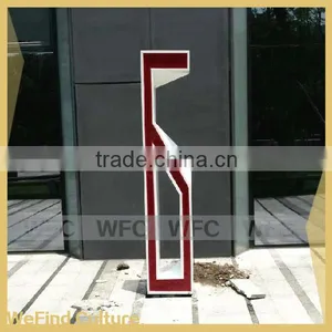 Large Lacquered Decorative Metal Brand Word Signs thumbnail-2