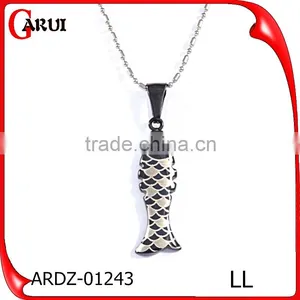 Charm Black Fish China Supplier Customized Logo Man Pendant thumbnail-1