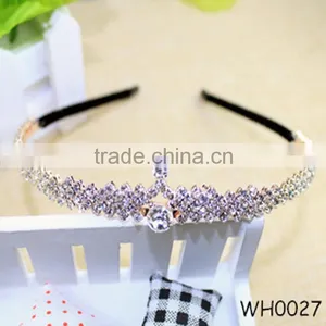 Birthday Crown for Adults Large Pageant Bride Crown for Fashion Ladies thumbnail-1