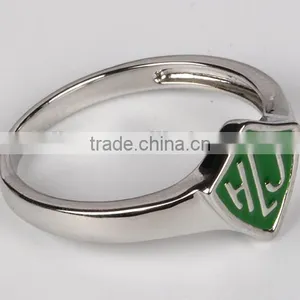 Top Quality Popular Green Lantern Wedding Ring thumbnail-3