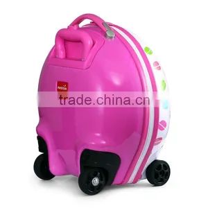 ABS Plastic Suitcase Type Kids Travelling Trolly Bag Radio Control Luggage thumbnail-2
