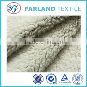Sherpa Fleece Fabric Synthetic Wool Fabric for Life Jacket Lining Fabric thumbnail-1