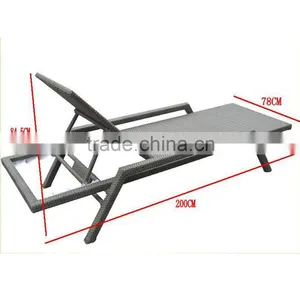 New Model Sofa Bed Outdoor Aluminum Folding Beach Luxury Lounge Chair thumbnail-6