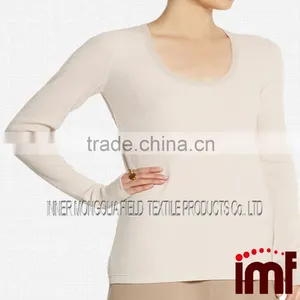 Stylish Long Sleeves Loose-Fitting Round Neck Sweater thumbnail-1