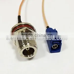 Cable Assembly, Female FAKRA to BNC Connector With Cable RG 316 for High Frequency Communication thumbnail-1