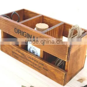 Decorative Wooden Desk Organizer,wood Office/school Desk Organizer, Wood Desktop Organizer,desktop Set Gift thumbnail-2
