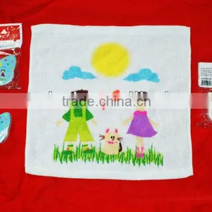 Pigment Printing Compressed Compact Cotton Towel thumbnail-1