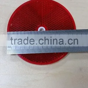 80mm Round Reflector , Hole in Center. thumbnail-1