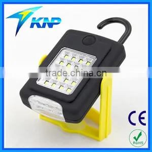 Powerful Rotating Magnetic 3LED + 3W COB Work Light With Hook thumbnail-1
