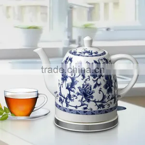 Automatic Shutt-off Porcelain Cordless Water Kettle thumbnail-1