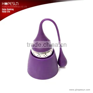 18/8 and Silicone Meterial Purple Tea Infuser thumbnail-1