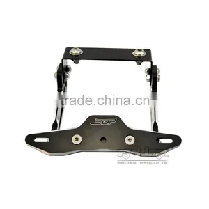 BJ-LPL-030-BK Aftermarket CNC Billet Aluminum Motorcycle Licence Plate Cover Bracket thumbnail-4