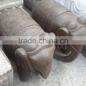 Antique Garden Decoration Animal Statue Stone Elephant thumbnail-3