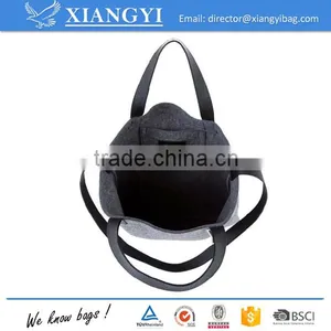 Customized High Quality Felt Shopping Handbag Tote Shopping Bag With Shoulder Strap Supplier's Choice thumbnail-2