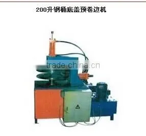 Pre-Curling & Gluing Machine for Steel Barrel Production Line thumbnail-1