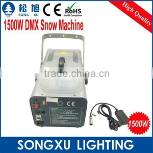 Stage Party Decoration 1500w Dmx Snow Machine for Sale thumbnail-1