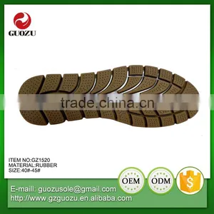 Sole Type Men Mocassin Shoe Sole Rubber Outsole for Sale thumbnail-4