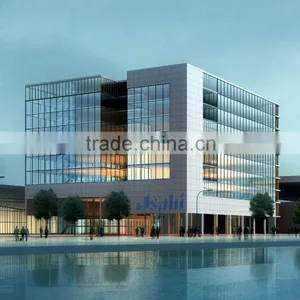 Point-fixing Glass Curtain Wall of Tempered Glass thumbnail-3