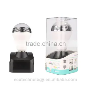 BL05 Bluetooth 4.0 Music Audio LED Speaker 7 Colors Bulb LED Light Lamp White E27 Mobilephone App Control For Iphone Samsung thumbnail-6