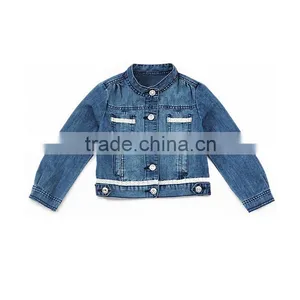 Lace Denim Kids Jacket thumbnail-1