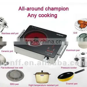 High Quality Stainless Steel Body New Electric Stove Vitro Cooker Panel Radiator thumbnail-6