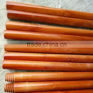 Hot Selling Handle With Varnished Wooden Broom Stick Mop Rod thumbnail-2