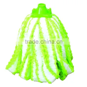 Round Head Floor Microfiber Mop Head thumbnail-3