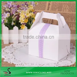 Sinicline Custom Made Foldable/collapsible Paper Cake Box thumbnail-1