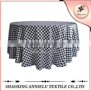 Cheap Printed Wedding Tablecloth Custom Round Tablecloth thumbnail-1