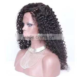 Kinky Curly Braizlian Hair Full Wig Lace Front Wig for Black Women thumbnail-3