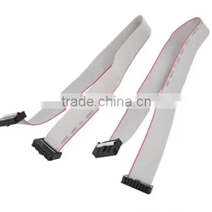 20cm Gray 16-pin Female to Female Breadboard Jumper Wires Ribbon Cable thumbnail-2