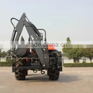 4WD 95 hp 954 Tractor Backhoe Loader With FEL 4 in 1 Bucket thumbnail-4